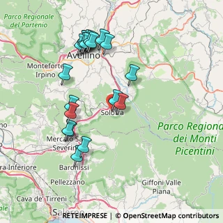 Mappa Via Regina Margherita, 83029 Solofra AV, Italia (8.716)