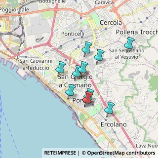 Mappa Roma-villa Vannucchi, 80046 San Giorgio a Cremano NA, Italia (1.50455)