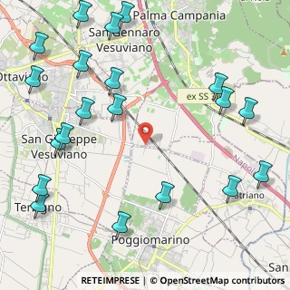 Mappa Via Pianillo, 80040 San Giuseppe Vesuviano NA, Italia (3.141)