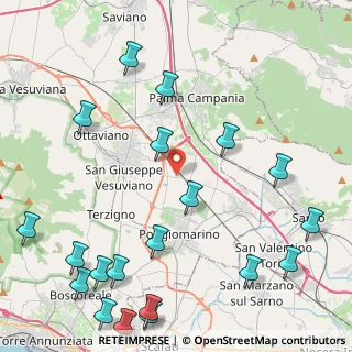 Mappa Via Pianillo, 80040 San Giuseppe Vesuviano NA, Italia (6.3975)