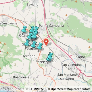 Mappa Via Pianillo, 80040 San Giuseppe Vesuviano NA, Italia (3.3625)