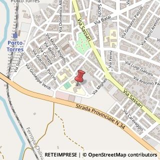 Mappa Via Porrino, 2, 07046 Porto Torres, Sassari (Sardegna)