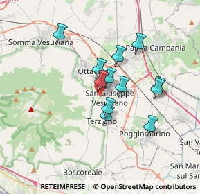 Mappa Parco Nazionale del Vesuvio, 80047 San Giuseppe Vesuviano NA, Italia (2.9775)