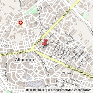 Mappa Via G. Mameli, n.10, 70022 Altamura, Bari (Puglia)