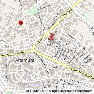Mappa Via Sant'Agostino,  43, 70022 Altamura, Bari (Puglia)