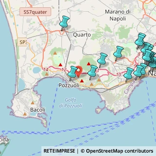 Mappa Traversa Coste D'Agnano II, 80078 Pozzuoli NA, Italia (6.56722)