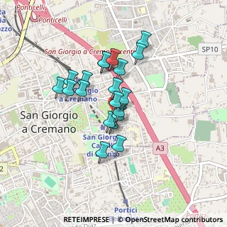 Mappa Via Giacomo Matteotti, 80046 San Giorgio a Cremano NA, Italia (0.354)