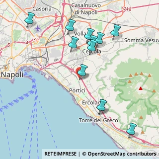 Mappa Via Giacomo Matteotti, 80046 San Giorgio a Cremano NA, Italia (4.72667)