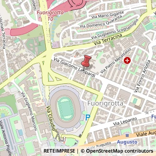 Mappa Via Giacomo Leopardi, 203, 80125 Napoli, Napoli (Campania)