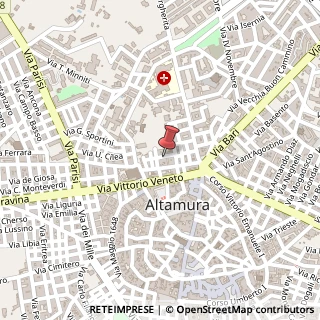 Mappa Via Galileo Galilei, 19, 70022 Altamura, Bari (Puglia)