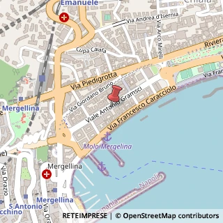 Mappa Viale Antonio Gramsci, 17/B, 80122 Napoli, Napoli (Campania)
