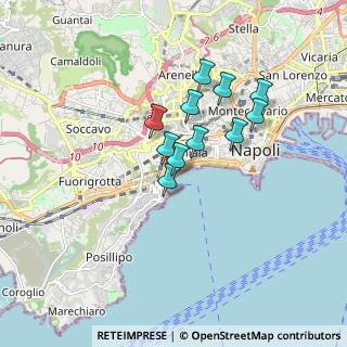 Mappa Viale Antonio Gramsci, 80123 Napoli NA, Italia (1.38545)
