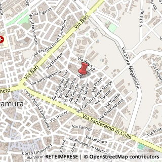 Mappa Via Porta Alba, 32, 70022 Altamura, Bari (Puglia)