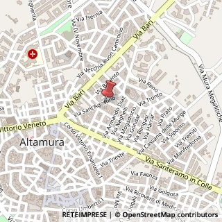 Mappa Via S. Agostino, 76, 70022 Altamura, Bari (Puglia)