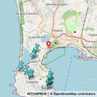 Mappa Strada Provinciale Circumlago di Lucrino, 80078 Pozzuoli NA, Italia (3.05846)
