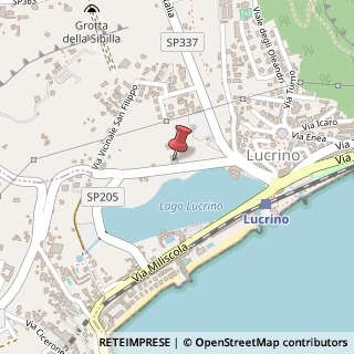 Mappa Strada Provinciale Circumlago di Lucrino, 2/A, 80078 Pozzuoli, Napoli (Campania)