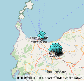 Mappa SP 81, 07046 Sassari SS (13.6555)