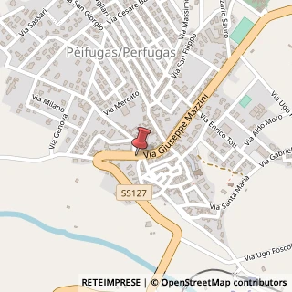 Mappa Via Giuseppe Mazzini, 30, 07034 Perfugas, Sassari (Sardegna)