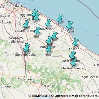 Mappa Strada Comunale Torre del Parroco, 70017 Putignano BA, Italia (16.301)