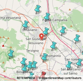 Mappa 80040 San Giuseppe Vesuviano NA, Italia (6.3415)