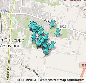 Mappa Via Giovanni Parini, 80047 San Giuseppe Vesuviano NA, Italia (0.25)