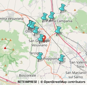 Mappa Via Giovanni Parini, 80047 San Giuseppe Vesuviano NA, Italia (3.63091)