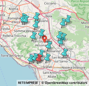 Mappa Via Giovanni Parini, 80047 San Giuseppe Vesuviano NA, Italia (7.6125)