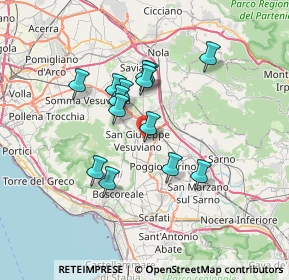 Mappa Via Giovanni Parini, 80047 San Giuseppe Vesuviano NA, Italia (6.10286)
