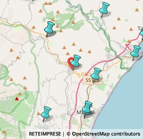 Mappa Via Regina Elena, 95017 Piedimonte Etneo CT, Italia (6.3125)