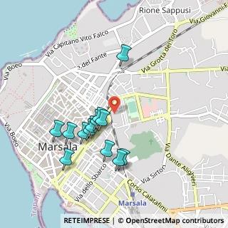 Mappa Via dei Traguardi, 91025 Marsala TP, Italia (0.49615)
