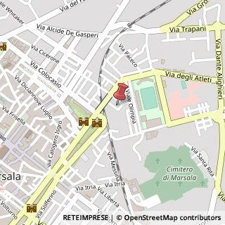 Mappa Via dei Traguardi, 16, 91025 Marsala, Trapani (Sicilia)