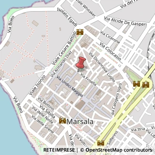 Mappa Via Frisella, 28, 91025 Marsala, Trapani (Sicilia)