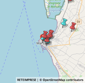 Mappa Via Andrea D'Anna, 91025 Marsala TP, Italia (3.25182)