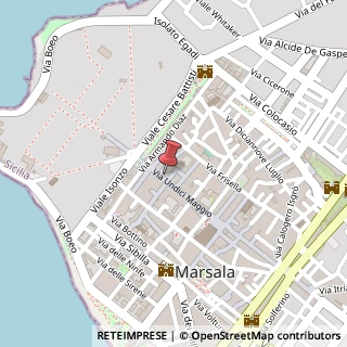 Mappa Largo Andrea Di Girolamo, 13/V, 91025 Marsala, Trapani (Sicilia)