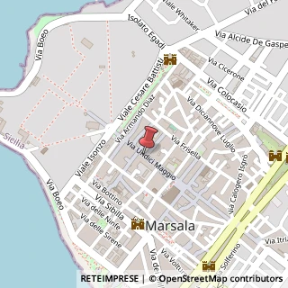 Mappa Via XI Maggio, 46, 91025 Marsala, Trapani (Sicilia)