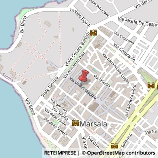 Mappa Via XI Maggio, 29, 91025 Marsala, Trapani (Sicilia)