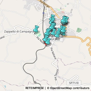 Mappa Via Noci, 95017 Piedimonte etneo CT, Italia (0.43462)