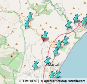 Mappa Strada Provinciale, 95017 Piedimonte Etneo CT, Italia (5.68)