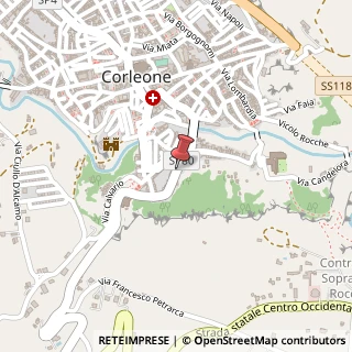 Mappa Via Giordano Orsini, 156, 90034 Corleone, Palermo (Sicilia)