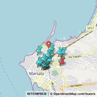 Mappa Via Antonio Messina e Carmelo Orando, 91025 Marsala TP, Italia (0.876)