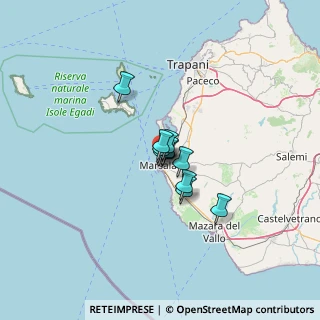 Mappa Via Antonio Messina e Carmelo Orando, 91025 Marsala TP, Italia (6.84364)