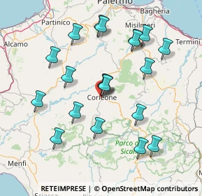 Mappa Via Giovanni Meli, 90034 Corleone PA, Italia (17.0445)