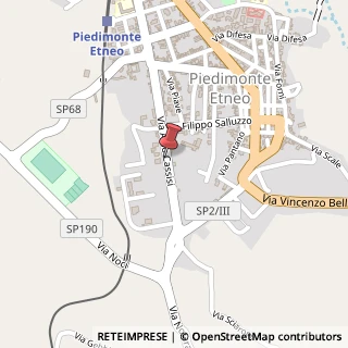 Mappa Via Alfio Cassisi, 28, 95017 Piedimonte Etneo, Catania (Sicilia)