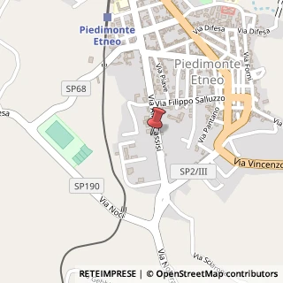 Mappa Via Alfio Cassisi, 30, 95017 Piedimonte Etneo, Catania (Sicilia)