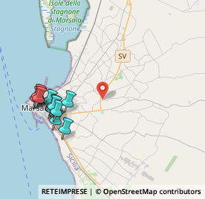 Mappa Contrada MISILLA Numero, 91025 Marsala TP, Italia (5.08692)