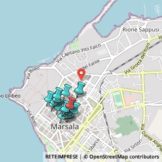 Mappa Via Francesco Struppa, 91025 Marsala TP, Italia (0.559)