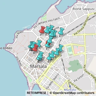 Mappa Piazza G. Marconi, 91025 Marsala TP, Italia (0.3285)
