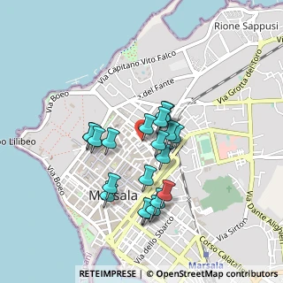 Mappa Piazza G. Marconi, 91025 Marsala TP, Italia (0.415)