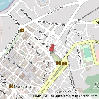 Mappa Piazza G. Marconi, 67, 91025 Marsala, Trapani (Sicilia)