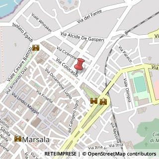 Mappa Via Colacasio, 18, 91025 Marsala, Trapani (Sicilia)